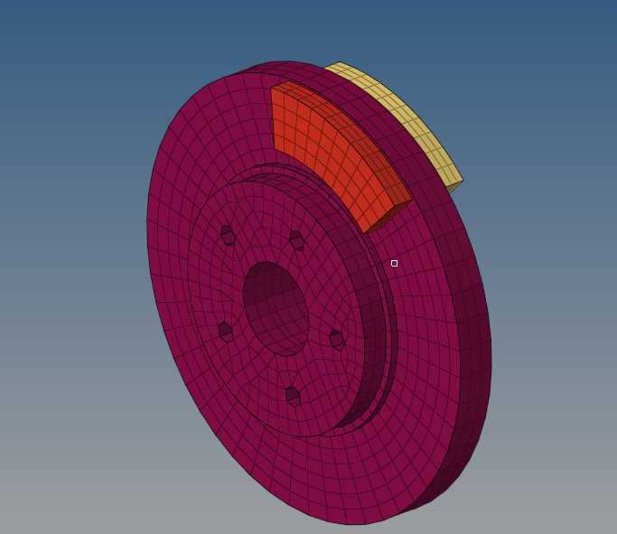 基于Ansys WB耦合场瞬态模块的热-力耦合分析(案例:刹车盘)的图3